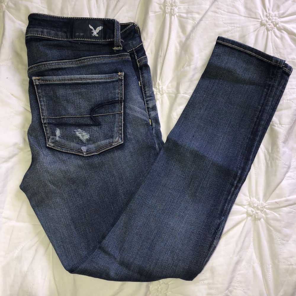 American Eagle Distressed Skinny Jeans